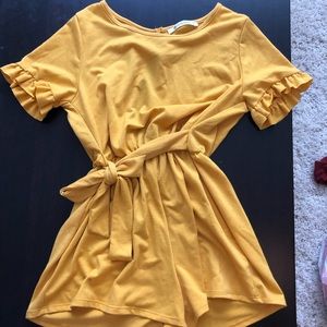 Fun Yellow Romper